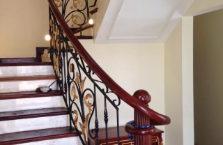 Cầu thang sắt nghệ thuật Châu Âu MDSCA03